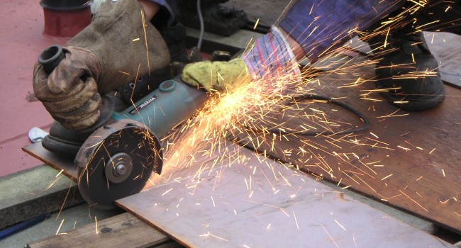 Couper acier pour soudage